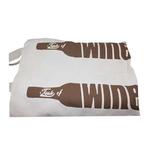 12 Oz Natural <b>Canvas</b> Whisky Bottle Tote Bag One Colour Print with Cotton Web Handle for Wine Gift Promotion - Product Image 6