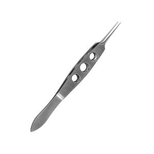 Pince à ligature droite 1x2 dents, pointe de 0,1 mm, en acier inoxydable, instrument chirurgical ophtalmique manuel, classe I, haute qualité, usage hospitalier - Product Image 5