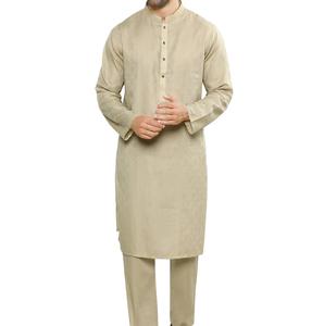Dernier design de shalwar kameez islamique pour hommes avec poches latérales, nouvelle tenue de fête à la mode, costume ethnique respirant pour toutes les saisons - Product Image 5