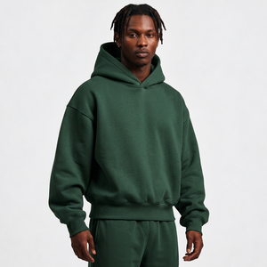 Sudaderas con capucha personalizadas para hombre, sudaderas de forro polar con cremalleras metálicas para colecciones de ropa urbana de marca privada - Product Image 3