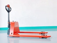 Chariot élévateur à palettes électrique en acier de 2000 kg avec batterie au lithium, chariot élévateur à palettes entièrement électrique, hauteur de levage de 190 mm