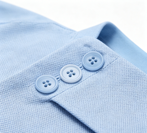 Camisa de Hombre de Manga Corta, Color Azul Claro, Sólida, Transpirable, de Secado Rápido, Estilo Casual de Negocios, para el Trabajo Diario, Tejido de Poliéster/Algodón - Product Image 4