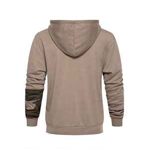 Men's Camouflage Hooded Tracksuit Full <b>Zip</b> <b>Sweatshirt</b> and Pants Set Casual Autumn Wear Breathable Polyester Cotton Material - Product Image 4