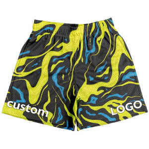 Pantalones Cortos Deportivos Unisex 2 en 1 al por Mayor, con Estampado Digital, Compresión, para Entrenamiento y Running, Ligeros, de Secado Rápido, Cintura Media - Product Image 5