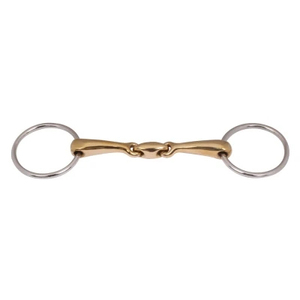 Bocado Ecuestre de Acero Inoxidable Premium con Doble Articulación y Anillo Suelto, Equipo de Entrenamiento para Caballos, Herraje Profesional para Montar, Herramienta Duradera - Product Image 5