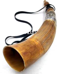 Cuerno Vikingo para Beber de la Mejor Calidad con Funda de Cuero, Auténtico y Seguro para Alimentos, Taza de Cuerno sin Fugas, Jarra Nórdica para Cerveza - Product Image 2