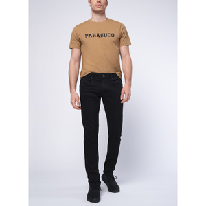 Pantalones adelgazantes informales para hombre con lavado de tiro bajo Culottes ajustados a la moda con costuras de bolsillo Smoke-Ash Jeans Pantalones de mujer - Product Image 3