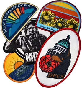 Parche Sublimado de Tela Lavable con Logotipo Personalizado de Calidad Premium, Diseño Rectangular, Corte Láser, Impresión por Transferencia de Calor - Product Image 3