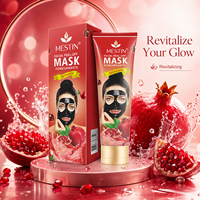 Masque facial peel-off à la grenade, nettoyage en profondeur, purification des pores, soin de la peau éclatante, marque privée, formule personnalisée OEM, faible MOQ