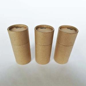 Boîte cylindrique en carton biodégradable, tube en papier scellé imprimé sur mesure pour emballage de cure-dents, tube écologique sans plastique - Product Image 3