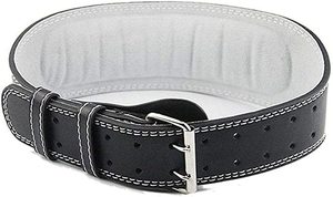 Cinturón de levantamiento de pesas para gimnasio, fitness, culturismo, entrenamiento de fuerza, cinturón de cuero con soporte lumbar para ejercicio - Product Image 4