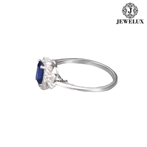 Jewelux 925 Silver 18K <b>Gold</b> Plated IGI Certified <b>Cocktail</b> <b>Ring</b> Rose Cut Channel Setting Geometric Luxury Unisex Design India - Product Image 4