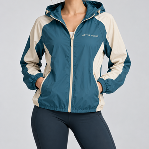 Top Trending Fabric Quilted and Breathable Best Style OEM Wholesale <b>Women</b> <b>Windbreaker</b> Jacket Comfortable - Product Image 2