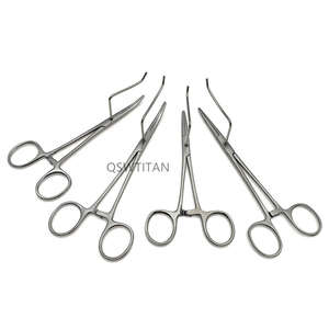 Pince de ligature ovarienne pour animaux (chats, chiens), outil chirurgical vétérinaire en acier fixe, certifié CE ISO13485 SurgiRight - Product Image 1
