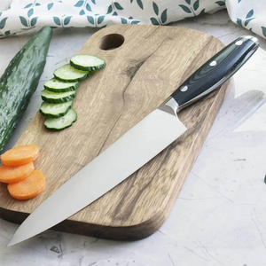 Couteau de Chef Japonais LEGACY BLADES en Acier Carbone, Manche en Bois, Finition Poli Miroir, Fournisseur OEM ODM Artisanal Haut de Gamme - Product Image 5
