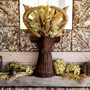 แจกันเซรามิกลายวิลโลว์สำหรับตกแต่งบ้านไร่แบบชนบท - Product Image 5