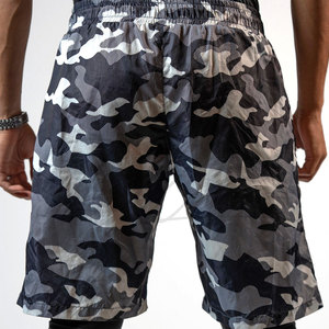 Pantalones Cortos Halal para Hombre, con Logotipo Personalizado, Sólidos, Casuales, Transpirables, de Secado Rápido, de Lona, para Actividades Deportivas, con Cintura Elástica - Product Image 2