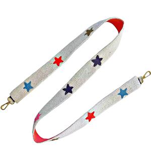 กระเป๋าสตางค์ประดับลูกปัดคริสตัลรูปดาวพร้อมลูกปัดแก้วปรับสีได้และขนาดโลโก้ออกแบบได้ตามต้องการสไตล์อินเดียใช้ในชีวิตประจำวัน - Product Image 1