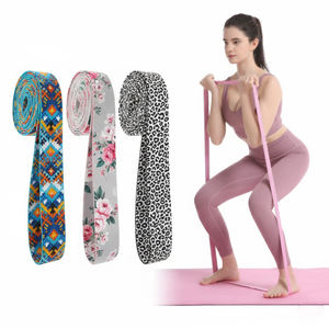 Bandes de résistance longues personnalisables par sublimation pour l'entraînement des hanches, des jambes et des bras - Product Image 4