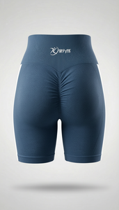 กางเกงขาสั้นออกกำลังกายเอวสูงสำหรับผู้หญิง ระบายอากาศได้ดี สวมใส่สบาย ไร้ตะเข็บ ยกกระชับทรงสวย พรีเมียม - Product Image 5