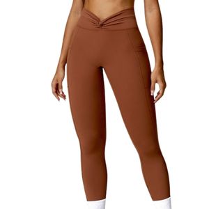 Leggings de Yoga de Compresión con Bolsillos para Mujer, Cintura Alta, Suaves como la Mantequilla, Pantalones de Gimnasio, Ropa Deportiva al por Mayor, OEM ODM - Product Image 5