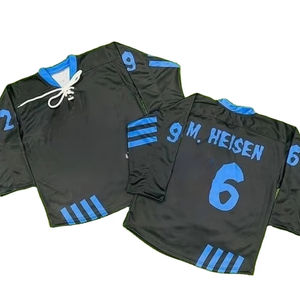 Maillot de hockey sur glace unisexe de haute qualité personnalisable avec logo brodé ou imprimé sur toute la surface par sublimation - Product Image 1