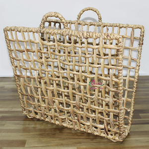 Artex Dong Thap Porte-revues en rotin fait à la main Rangement pliable pour bureau à domicile Salon - Product Image 2