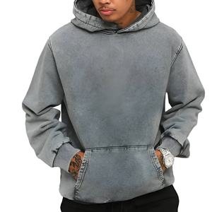 Sudadera con Capucha Premium para Hombre, de Forro Polar, Transpirable, Cómoda para Uso Diario, con Capucha Ajustable y Bolsillo Tipo Canguro, Diseño Sólido, Varias Tallas - Product Image 1