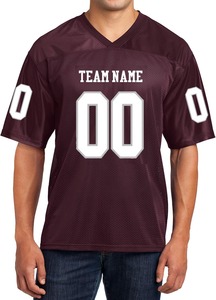 American <b>Football</b> Jersey Manufacturer Polyester Mesh Screen <b>Printing</b> OEM Custom Design Breathable Durable Team Sportswear - Product Image 5