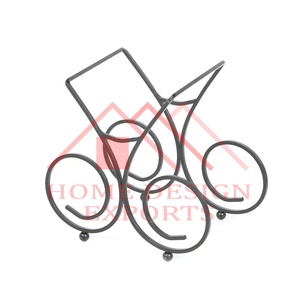 2025 Soporte decorativo dorado para botella de vino Metal Best Seller - Product Image 6