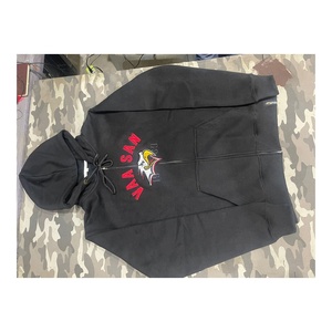 Sudadera de invierno de gran tamaño de alta calidad para hombre Sudadera con capucha en relieve personalizada con método de tejido de punto de impresión de logotipo - Product Image 5