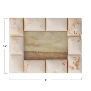 Cadre photo en résine de haute qualité FAIZA CRAFT FC-7608, finition antique, design haut de gamme, fabrication artisanale, impression UV, montage mural, décoration intérieure - Product Image 2