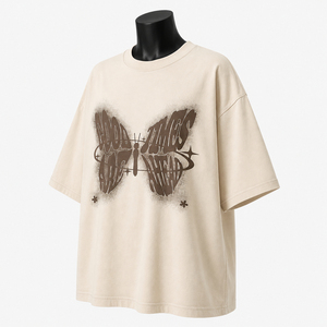 Women Oversized T-Shirt Cotton Loose Fit Crew Neck Short <b>Sleeve</b> Printed Letter Design All Seasons Casual Wear T-Shirt - Product Image 4