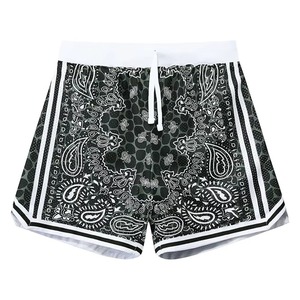 100% Cotton Custom Casual Men's Gym Shorts Elastic Waist Summer Mesh Sport Running Basketball Solid Pattern Waterproof - Product Image 5