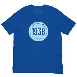 Camiseta informal para mujer Jack and Jill Blues 1938, camiseta cómoda y suave con estampado gráfico personalizado, manga corta y cuello redondo para el día a día - Product Image 1