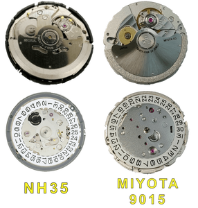 Reloj Original Tmi Sii Nh35 Nh36 9015 8215 Seiko Japón de Acero Inoxidable Plateado con Eje Original - Product Image 6