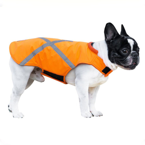 Gilet de sécurité réfléchissant haute visibilité pour chien, imperméable, orange, pour chiens de petite, moyenne et grande taille, vente en gros OEM - Product Image 1