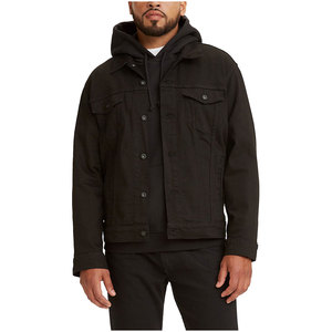 Veste en jean unisexe style mode OEM, tailles personnalisées, denim lavé de haute qualité pour hommes - Product Image 3