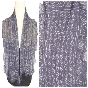 Pañuelo de gasa de poliéster modal suave, elegante, largo, estilo acuarela, turbante, velo, étereo, de gasa, con efecto Tie & Dye Bandhani, ¡el más vendido! - Product Image 2