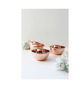 Bol de service artisanal en cuivre massif pour fruits secs, collations et emballage cadeau festif avec un attrait décoratif élégant - Product Image 3