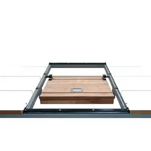 Mesa de Comedor Rectangular Moderna de Madera con Patas de Metal, Diseño Estable para Muebles de Hogar, 6 Plazas, Estilo Minimalista - Product Image 3
