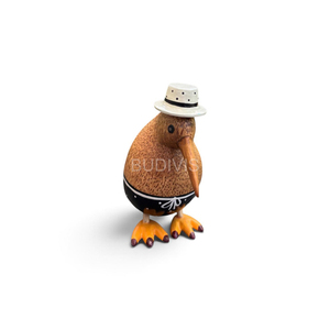 Figurine d'animal en bois Kiwi, jouet en peluche écologique, décoration de table, décoration personnalisée pour la chambre d'enfant et la cuisine, pour les enfants de 5 à 7 ans - Product Image 5