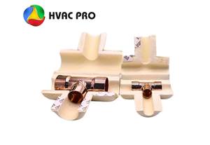 Connecteur en cuivre de type T fabriqué en Inde, raccord de tuyauterie de réfrigération HVAC, série ME, adaptateur durable pour climatiseur - Product Image 5