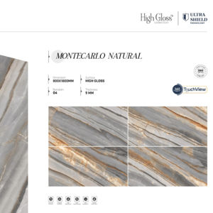 Gamme de carreaux en porcelaine haute brillance Prestige 800x1600 1200x1800 750x1500mm, conçue pour un flux visuel épuré et un équilibre spatial élégant - Product Image 1