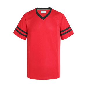 Camiseta Deportiva de Manga Corta para Hombre, Cuello en V, Estampada, 100% Poliéster, Secado Rápido, para Fútbol, Entrenamiento y Equipo - Product Image 6