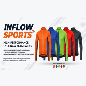 Vestes de cyclisme personnalisées en gros pour hommes, réfléchissantes, respirantes, extensibles, à manches longues, pour la course sur route, séchage rapide - Product Image 6