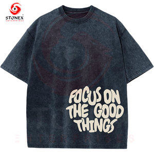Camiseta de algodón extragrande de corte relajado personalizada para hombre con estampado gráfico, venta al por mayor, calidad premium, el mejor artículo. - Product Image 2