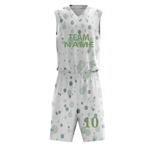 Conjunto de Uniforme de Baloncesto para Adultos, Jersey Personalizado, Camiseta Deportiva para Estudiantes, Transpirable, 100% Poliéster, Aplique Sólido - Product Image 1