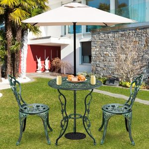 Set di Mobili da Esterno in Alluminio Pressofuso con Design a Rosa, Arredamento Durevole e Elegante per il Tuo Giardino o Cortile - Product Image 3