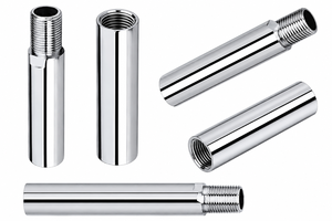 Precio de fábrica: Conexión de extensión de acero inoxidable SS 304 para sanitarios, rosca macho, accesorio de tubería de plomería para baño BSP/NPT OEM - Product Image 2